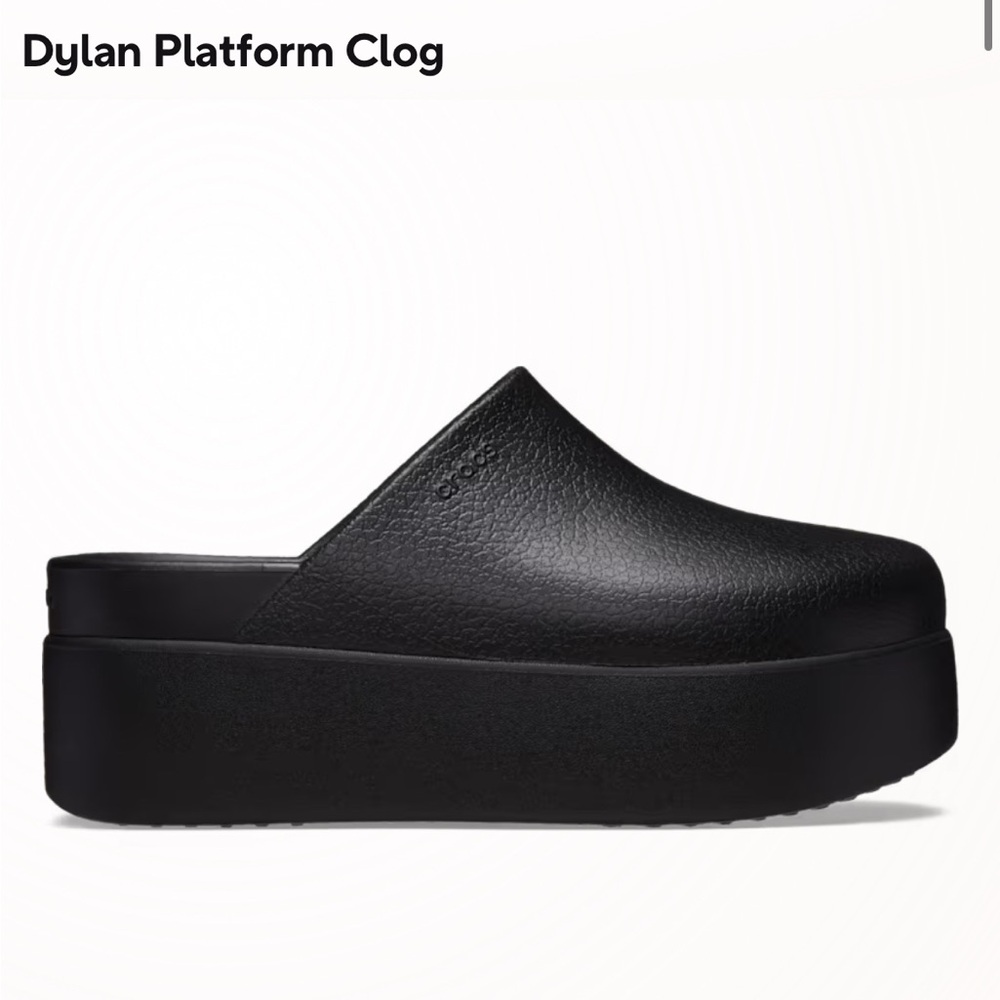 Dylan Platform Clog in Black